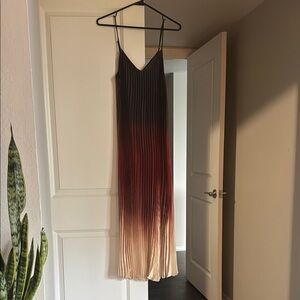 Banana Republic Red Slip Maxi Dress Sleeveless Spaghetti Strap